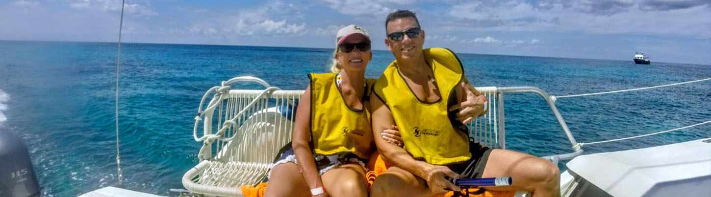 Cozumel Catamaran Express Snorkel + Tortuga Beach Club 8
