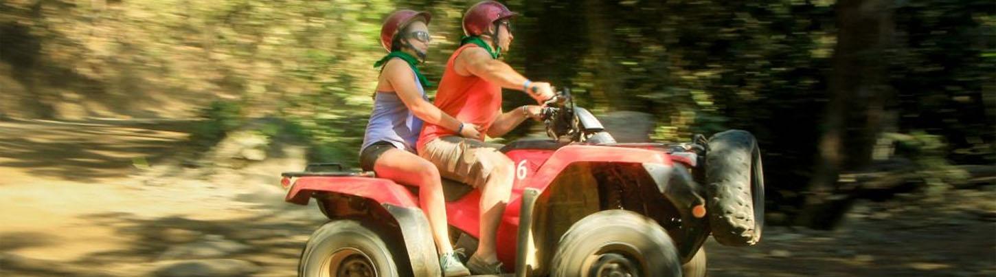 ATV or UTV Waterfall Quest + River Canopy Combo 1