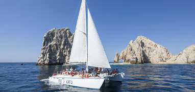 Cabo Blue Catamaran Sailing & Snorkeling Santa Maria Beach