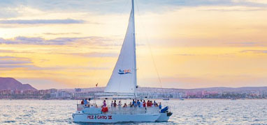 Cabo Party Fun Cruise to The Arch and Lands End at Sunset