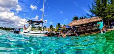 Cozumel Catamaran Express Snorkel + Tortuga Beach Club