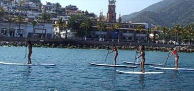 Lecciones de SUP en Puerto Vallarta