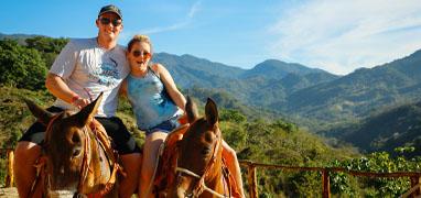 Paseo en Mula por el Rio Cuale en la Sierra Madre